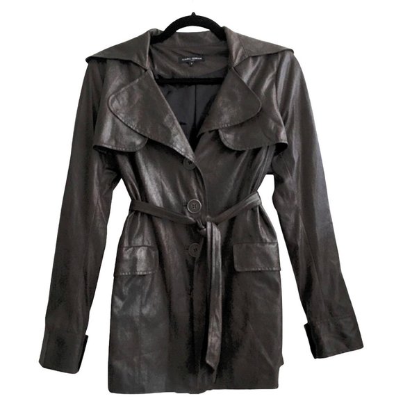 Mario Serrani Jackets & Blazers - Brown Tie Waist Jacket